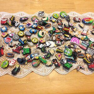 Jibbitz bundle, Reseller or crafts, 100+ shoe charms for CROCS